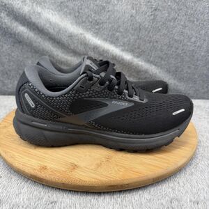 Brooks Ghost 14 Shoes Womens Size 7.5 Black Wide Running Sneakers 1203561D020